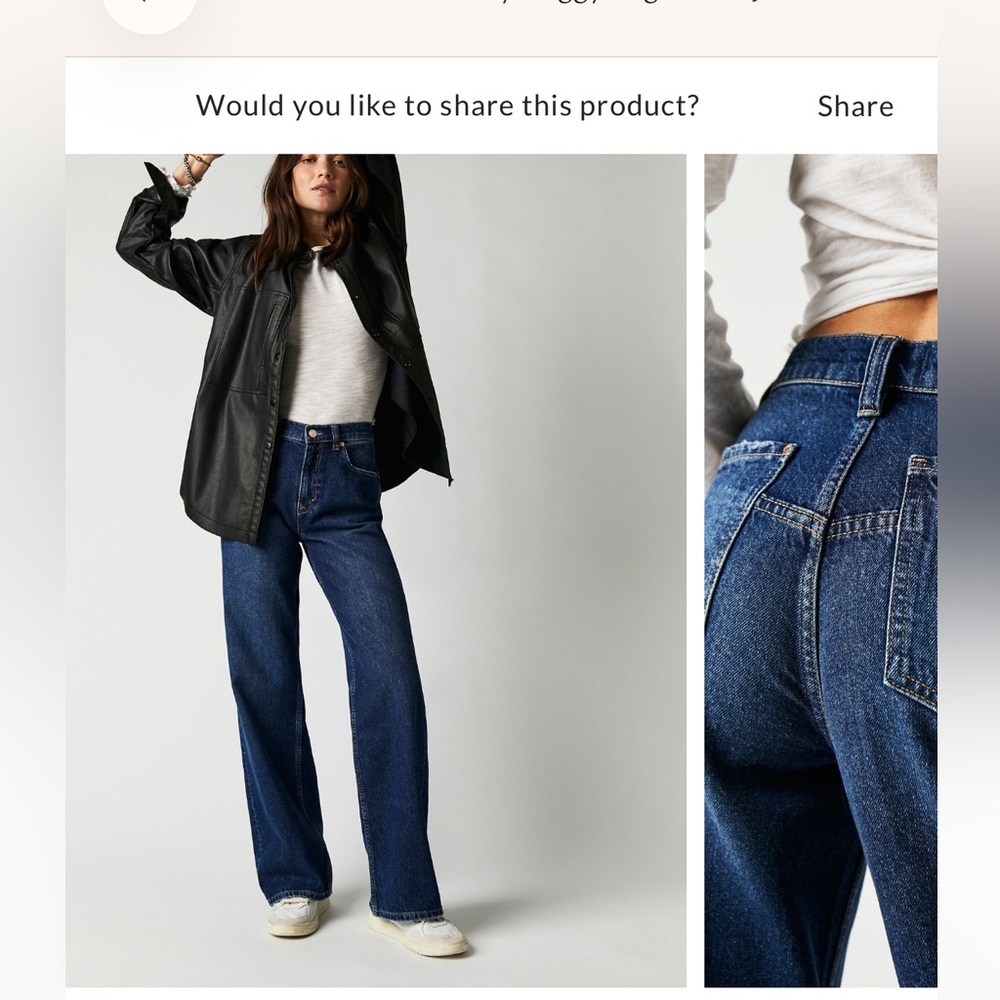 LIKE NEW! Free People “We The Free” Tinsley Straight Leg Jeans in size 29